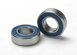  Ball bearings, blue rubber sealed (8x16x5mm) (2) TRX5118