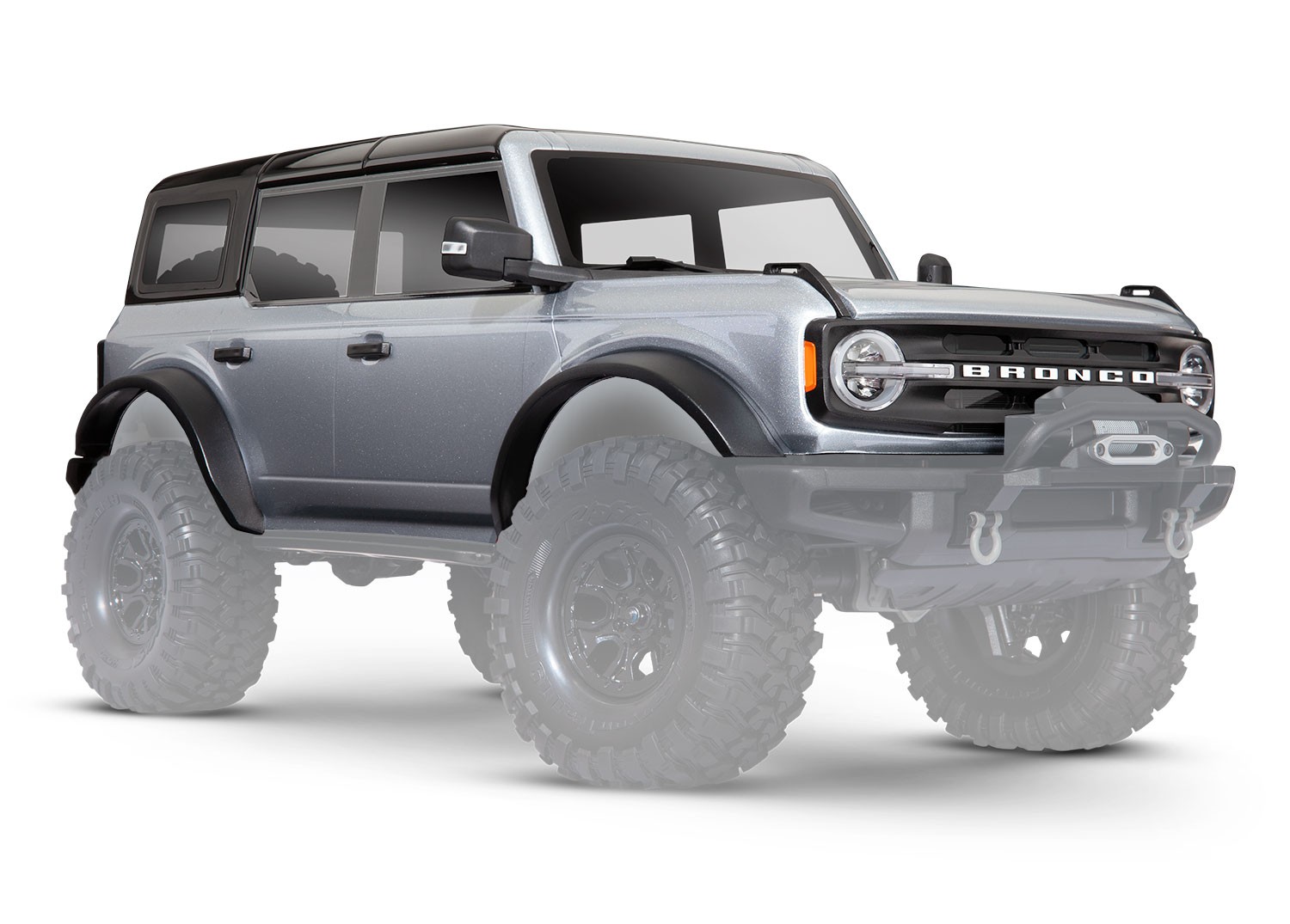 TRX-4 Ford Bronco Iconic Silver Body