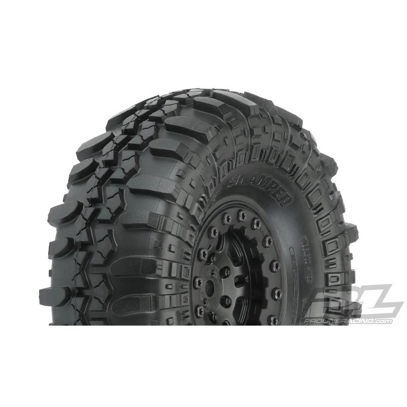 Proline interco TSL SX Super Swamper XL 1.9 G8 Rock Terrain Truck Tires Mounted (2)