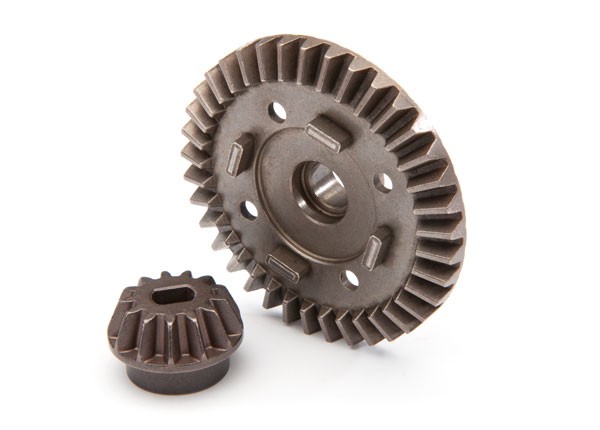  Ring gear, differential/ pinion gear, differential (rear) TRX8977