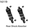 BX-12 Rear Shock absorbers 16119