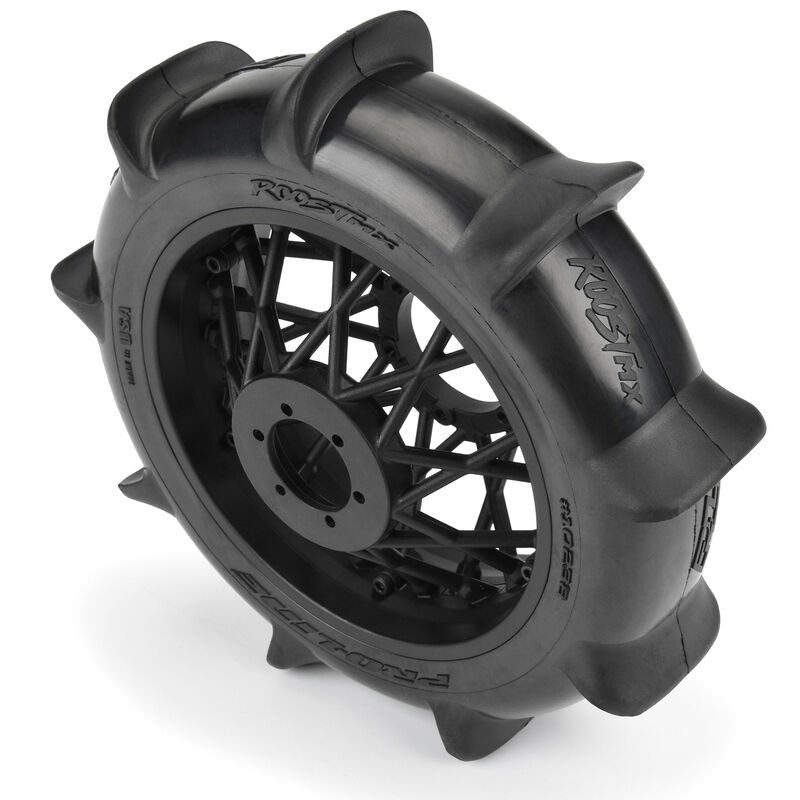 Proline 1/4 Roost MX Sand/Snow Paddle Rear Tire MTD Black (1): PROMOTO-MX