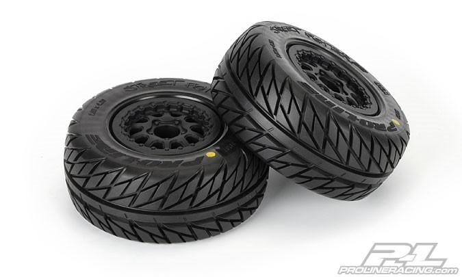 Pro-Line 116717 Street Fighter SC Tires w/Renegade Wheels (2)