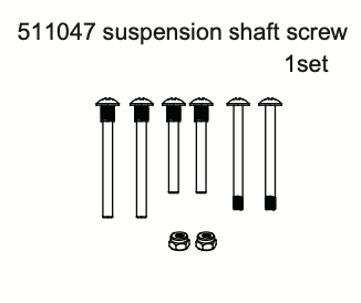 FS Racing Swing Arm Shaft Set 2/23/35mm FS-511047 