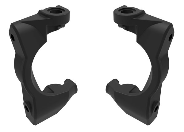 Caster blocks (c-hubs), left & right (black) TRX10732-BLK