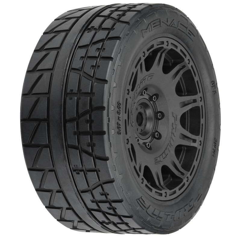 PROLİNE 1/6 Menace HP BELTED F/R 5.7” Tires MTD 24mm Black Raid 8x48 Hex (2) PRO1020511