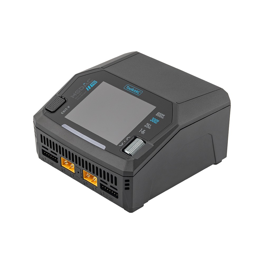 ToolkitRC M6DAC Pro Çift Kanal Akıllı Şarj Cihazı (AC/DC – 2x16A)
