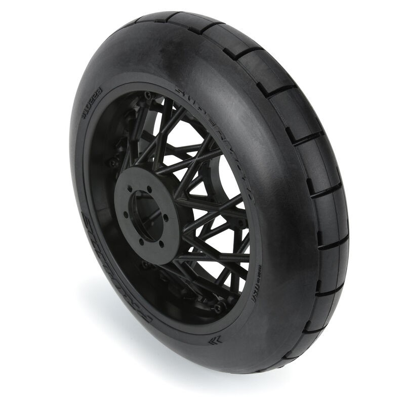Proline 1/4 Supermoto S3 Motorcycle Rear Tire MTD Black (1): PROMOTO-MX