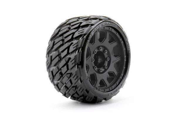 Jetko EX Rockform Low Profile Belted 3.8" Black Wheel MAXX (2)