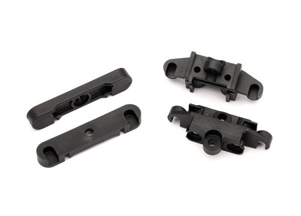  Mount, tie bar, front (1)/ rear (1)/ suspension pin retainer, front or rear (2) TRX8916