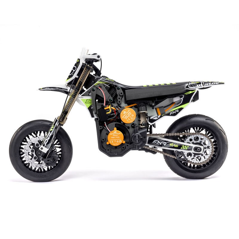 Losi 1/4 Promoto-SM FXR Supermoto Motorcycle RTR (Pil + Şarj Aleti Dahil)