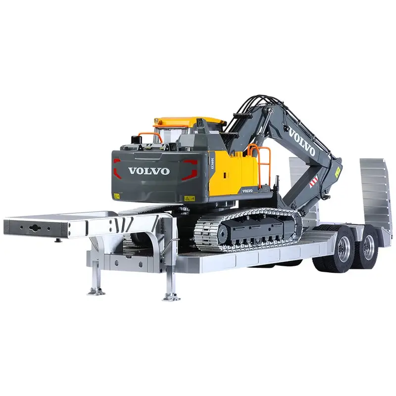 Double E Hobby 1/14 Metal Low Flatbed Trailer