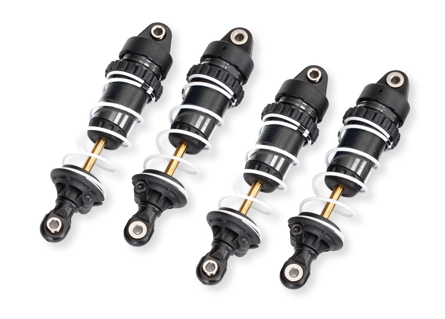 PTFE Aluminum Mini GTR Long Shocks & Springs (2)