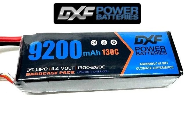 DXF Power 3s 11.4v 9200mAh 130C Softcase Li-Hv Batarya