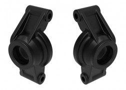 Carriers, stub axle (black) (rear) (left & right) TRX10752-BLK