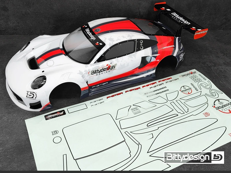 Bittydesign P-GT3R 1/7 Pre-Painted body for ARRMA Infraction/Limitless