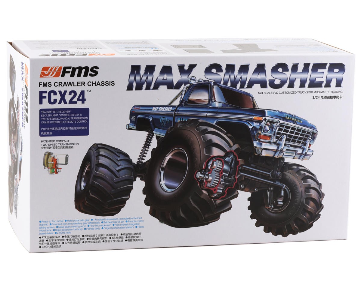 FMS FCX24 Smasher RTR 1/24 Electric Monster Truck V2