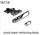 shock tower reinforcing block 16114