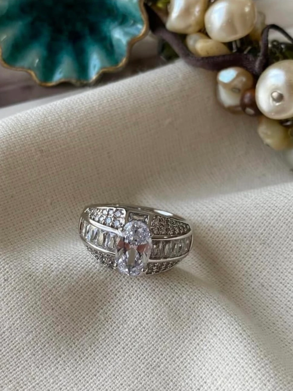 Vip Silver Bergüzar Yüzük