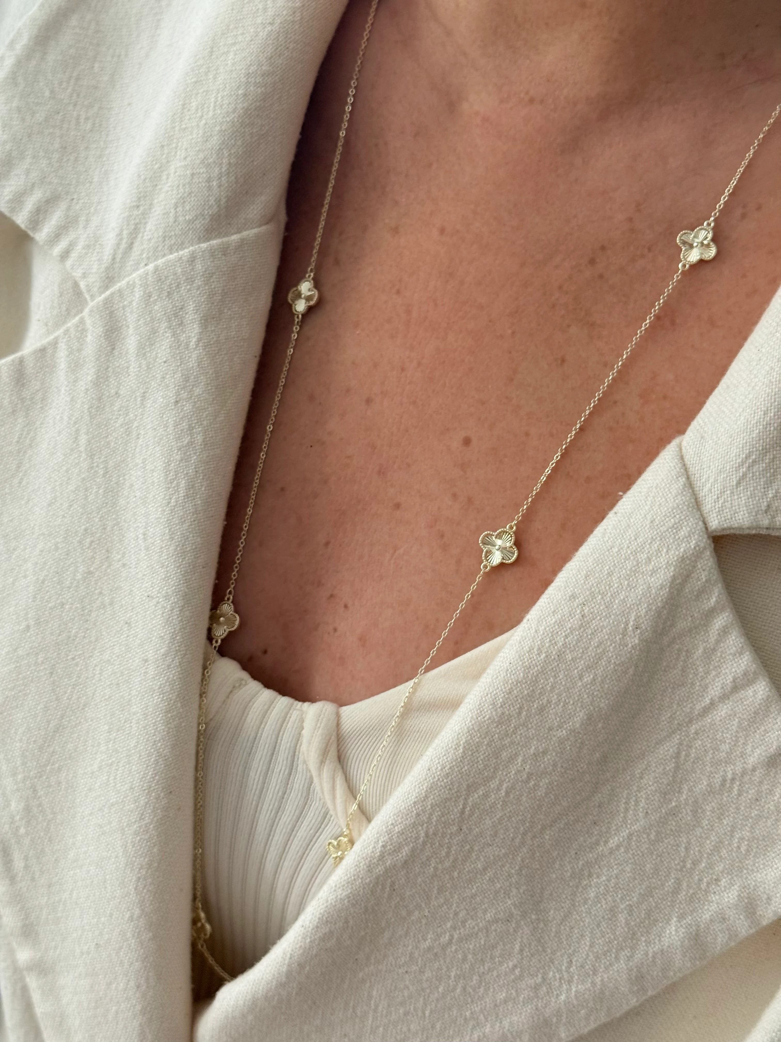 Uzun Sıralı Cleef Kolye