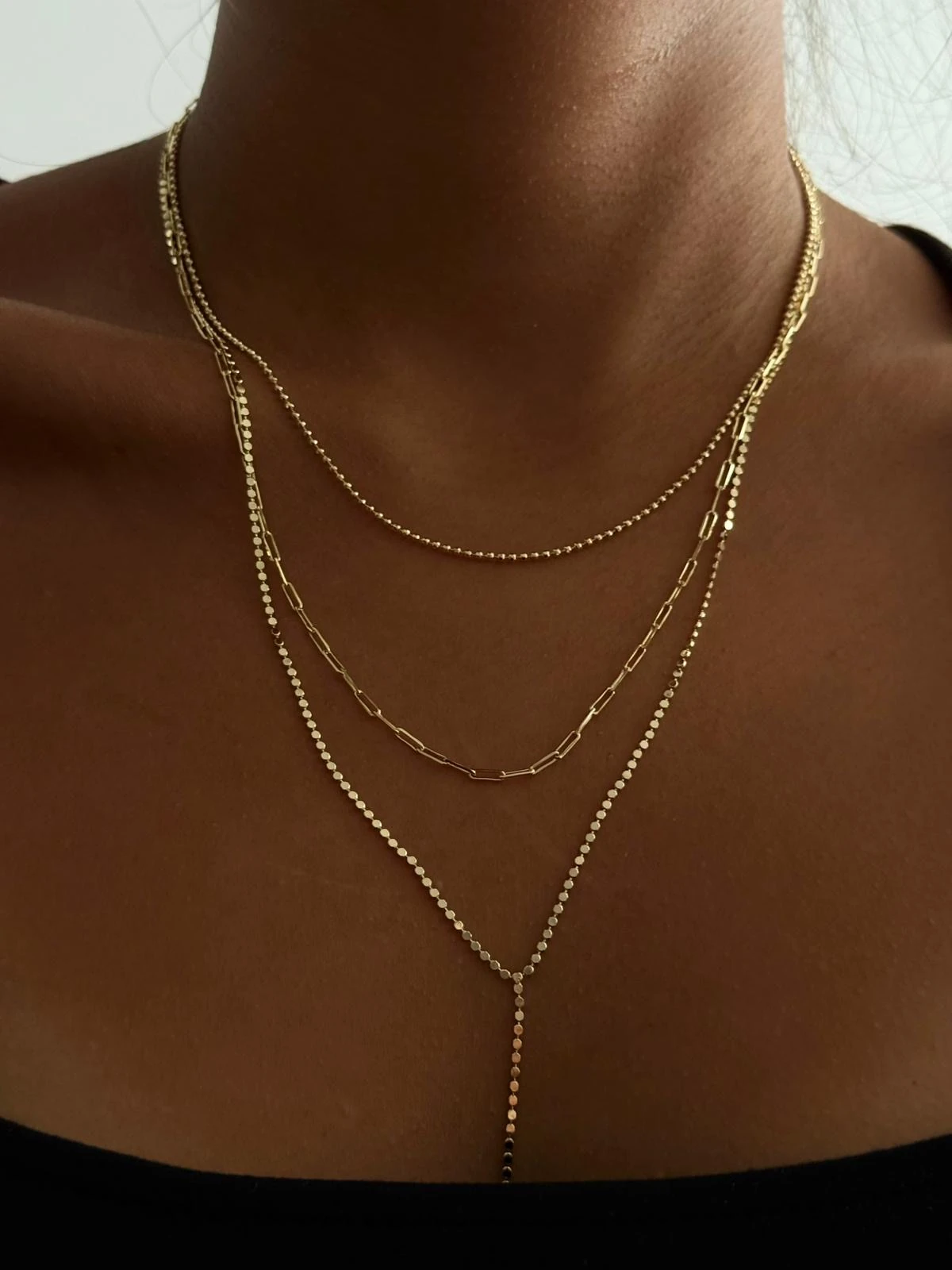 Gold Çoklu Kolye Seti