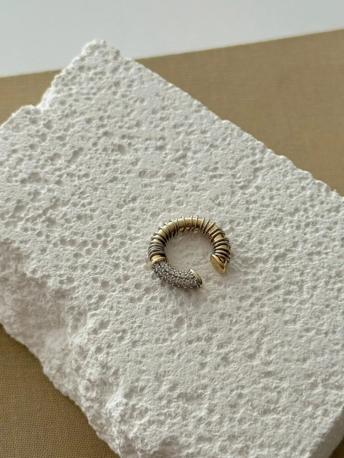Rain Spiral Earcuff