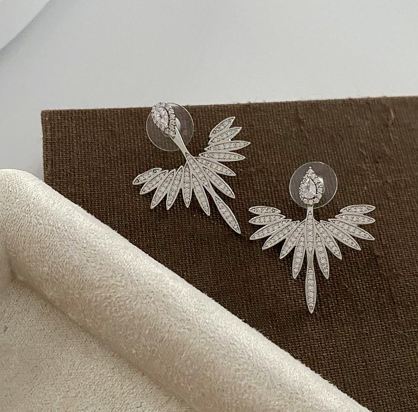 Vintage Tasarım Melek Kanadı Küpe