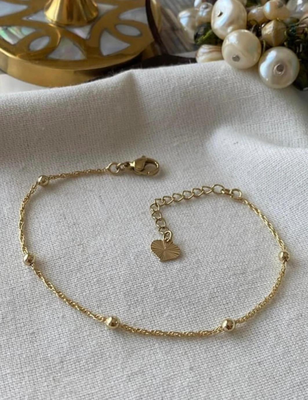 Vip 14K Dorikalı Geçme Zincir Bileklik 