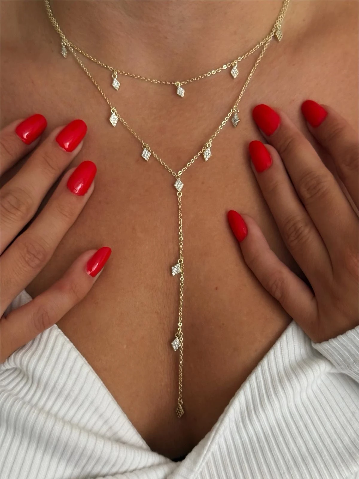 Gold Katmanlı Kolye