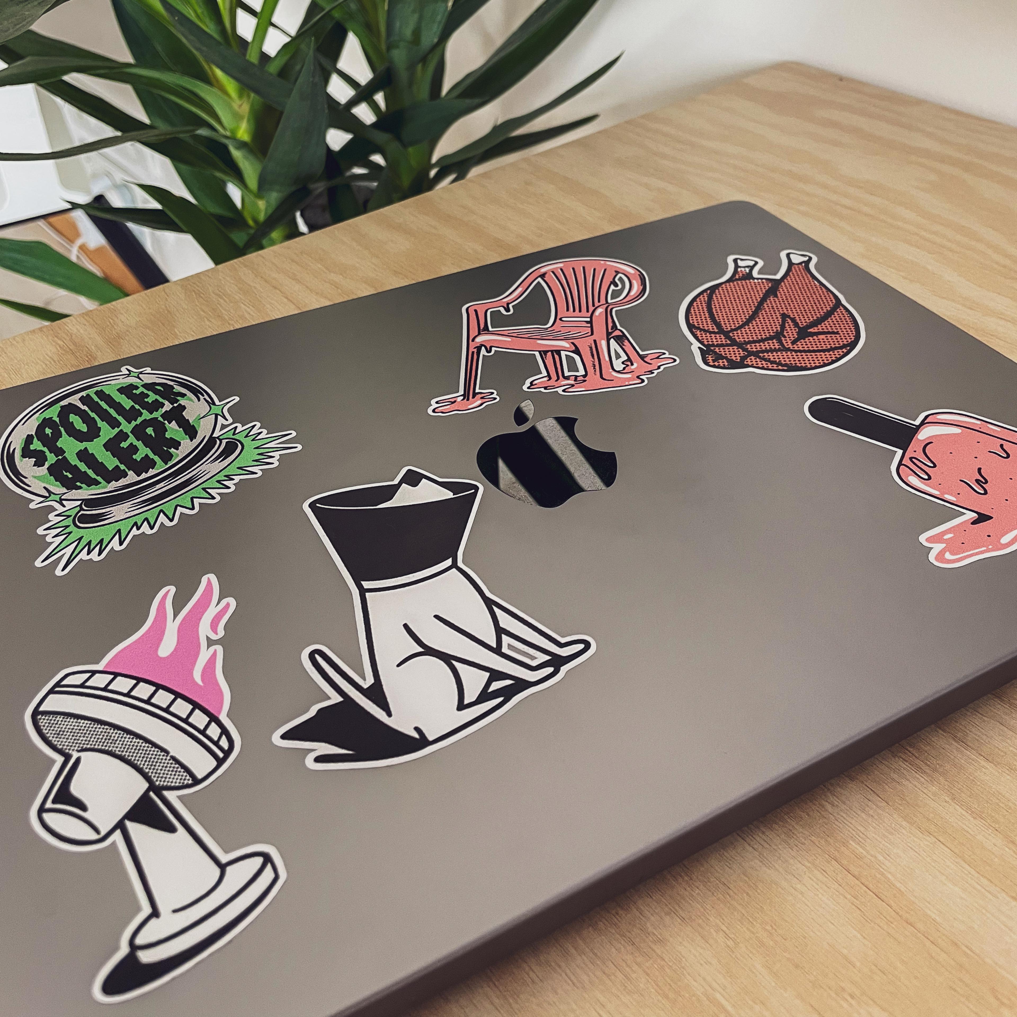 MONDAY KICK STICKER SET