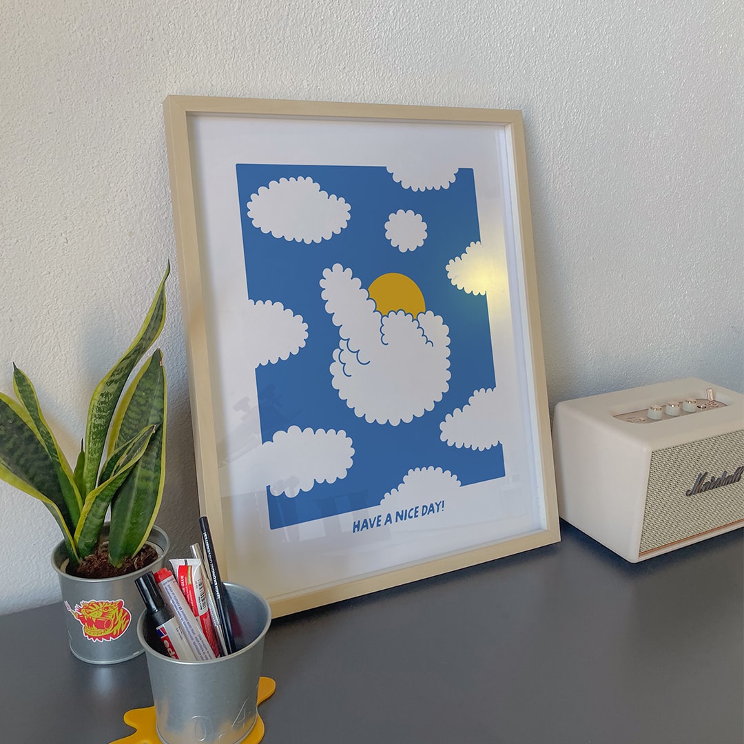 HAVE A NICE DAY POSTER - 40x50 PREMIUM PAPER