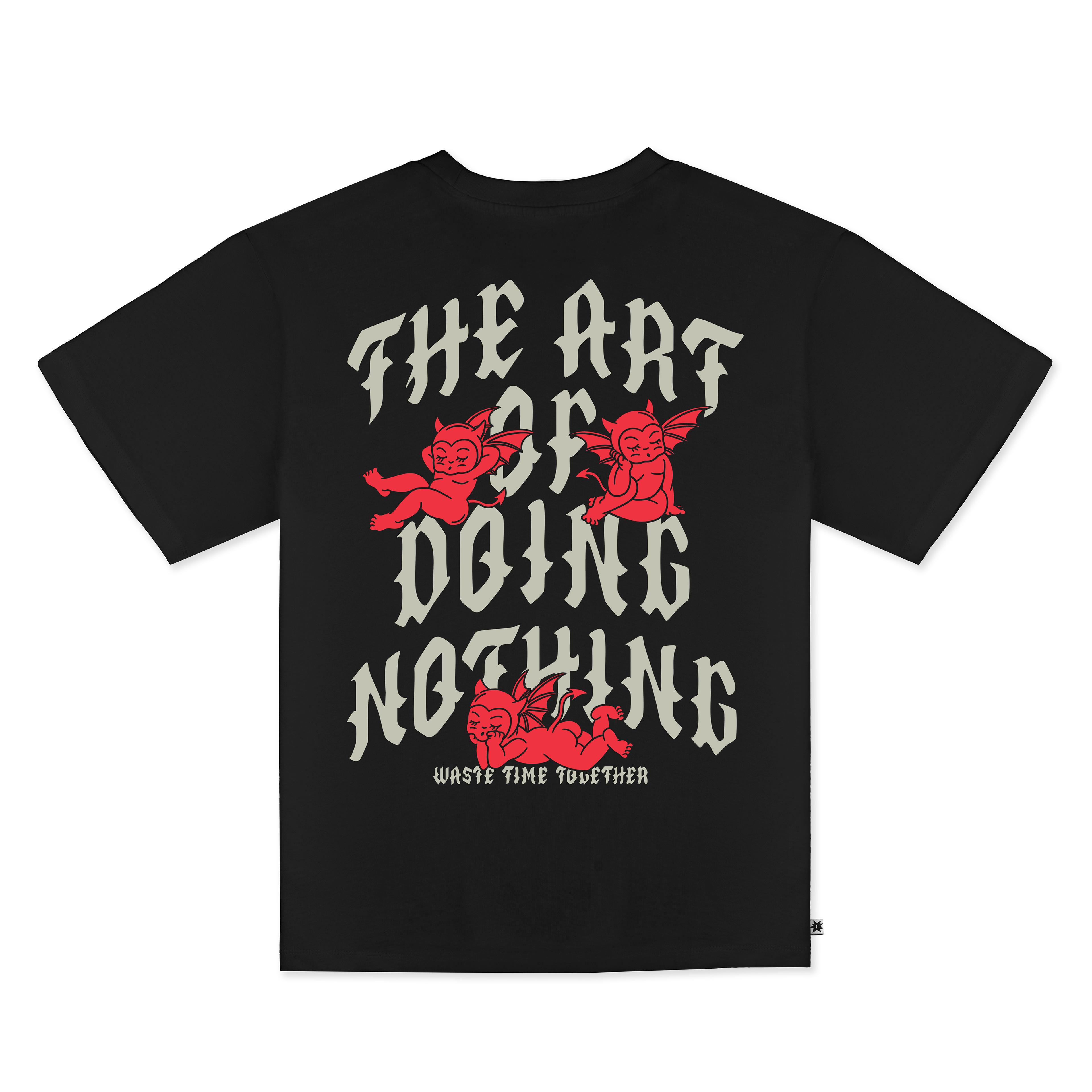ART OF DOING NOTHING - UNISEX TASARIM T-SHIRT - OVERSIZED