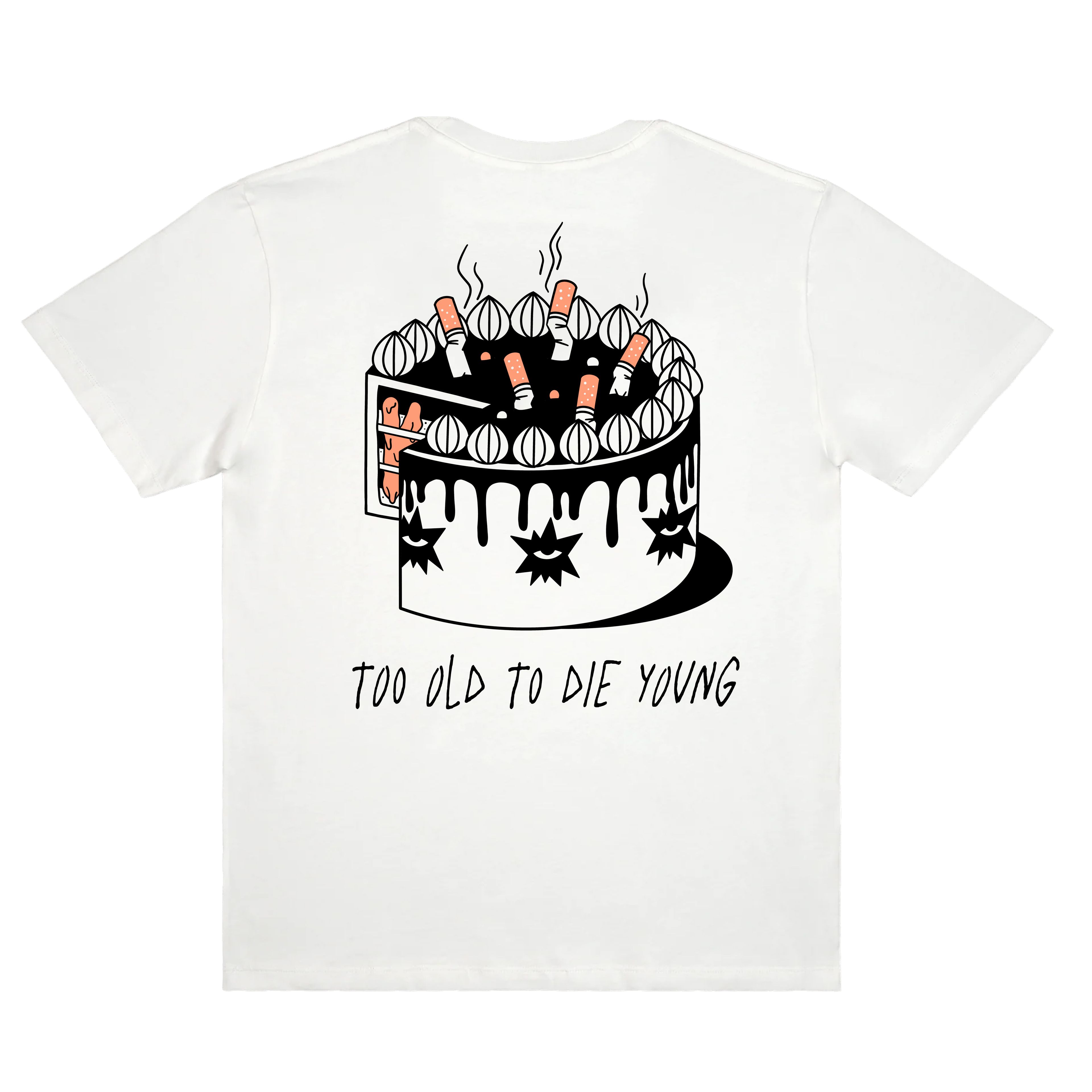 TOO OLD TO DIE YOUNG TEE - UNISEX TASARIM T-SHIRT - %100 COTTON