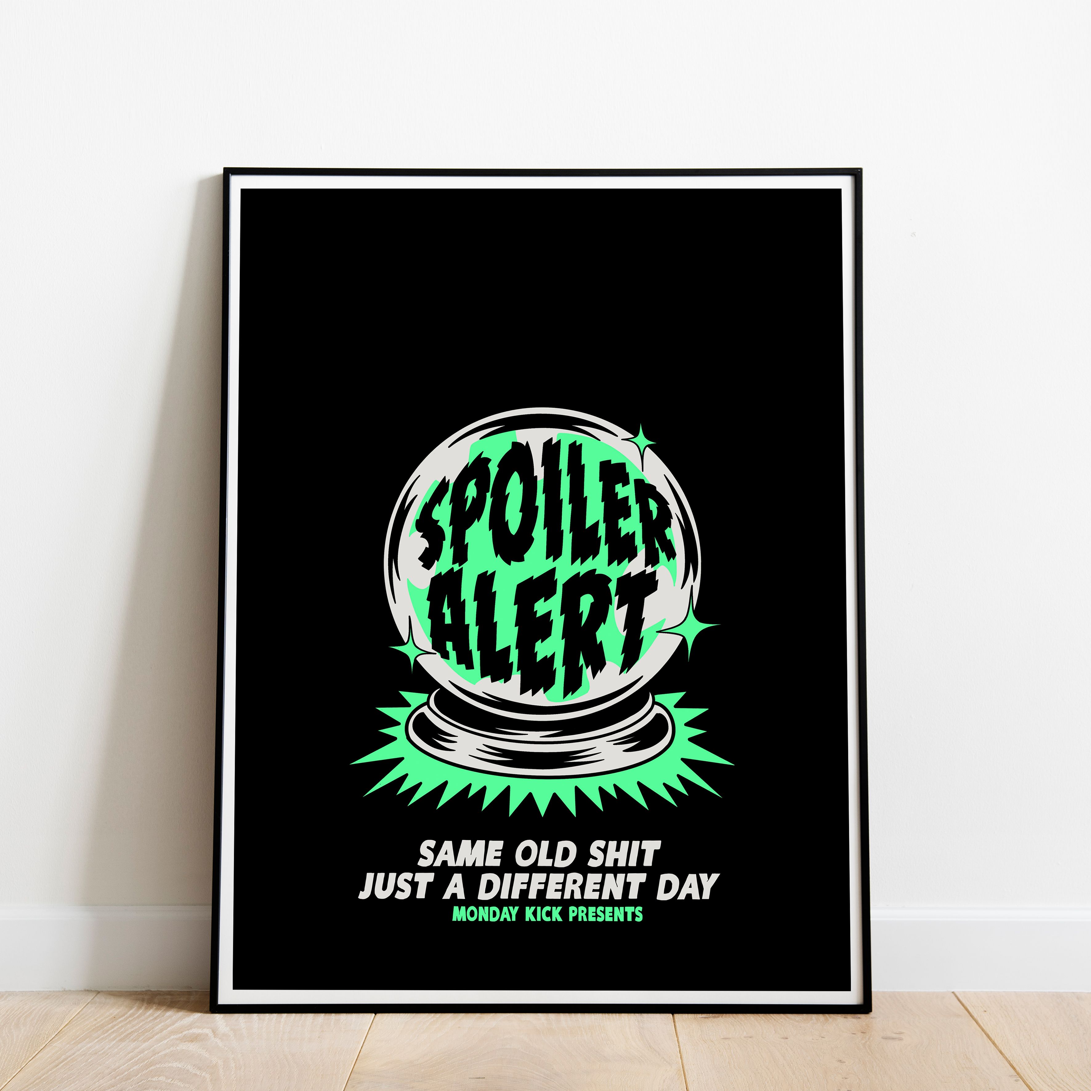 SPOILER ALERT POSTER - 40x50 PREMIUM PAPER