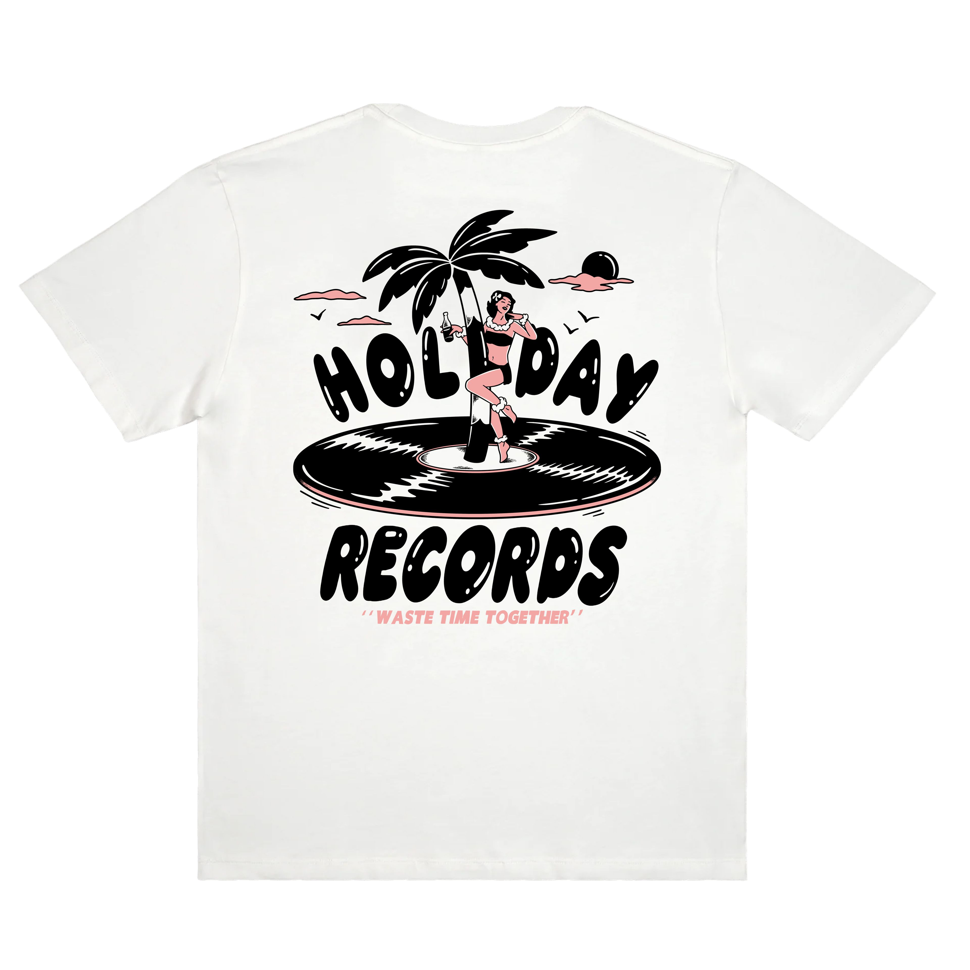 HOLIDAY RECORD - UNISEX TASARIM T-SHIRT - %100 COTTON