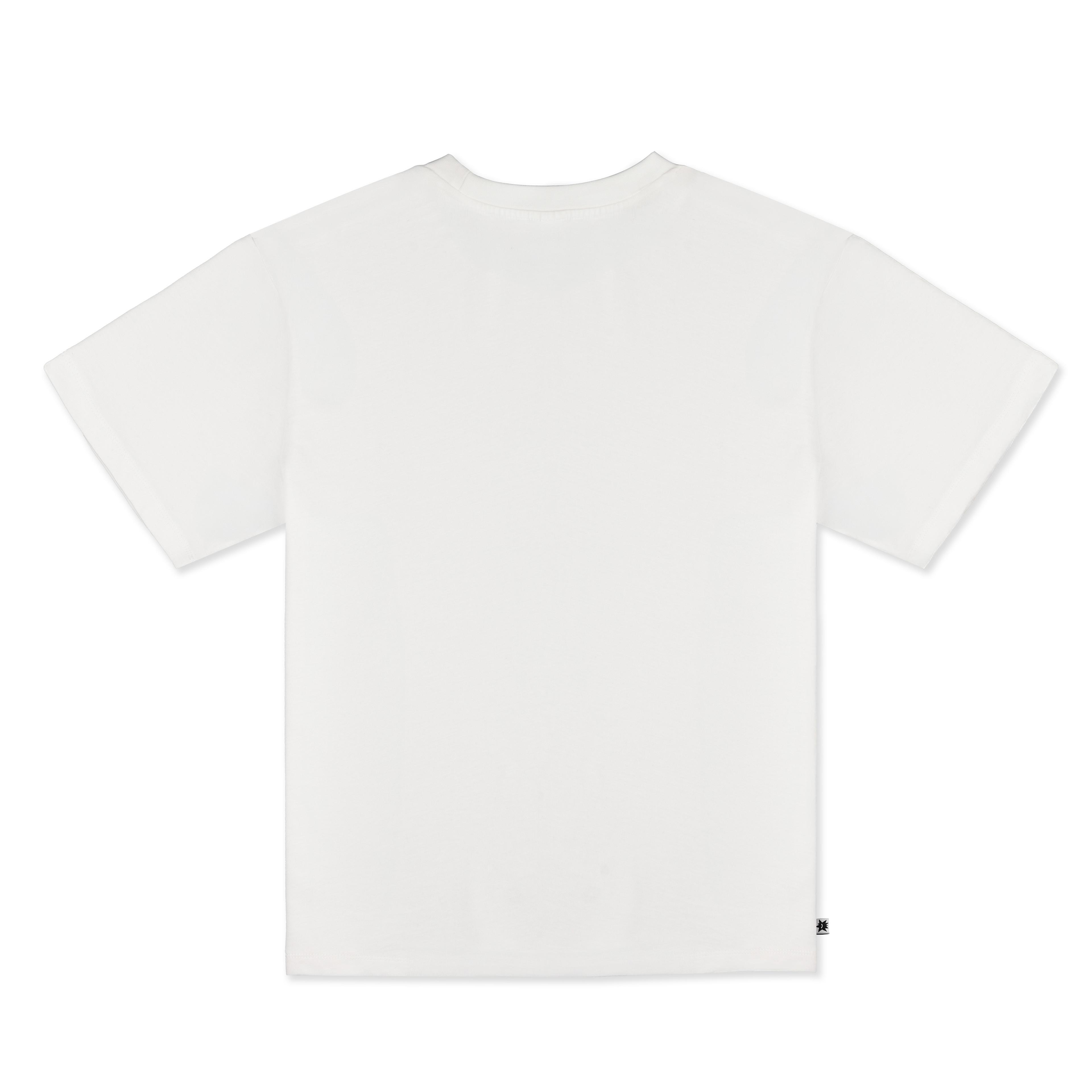 LOGO WHITE TEE - UNISEX TASARIM T-SHIRT - OVERSIZED
