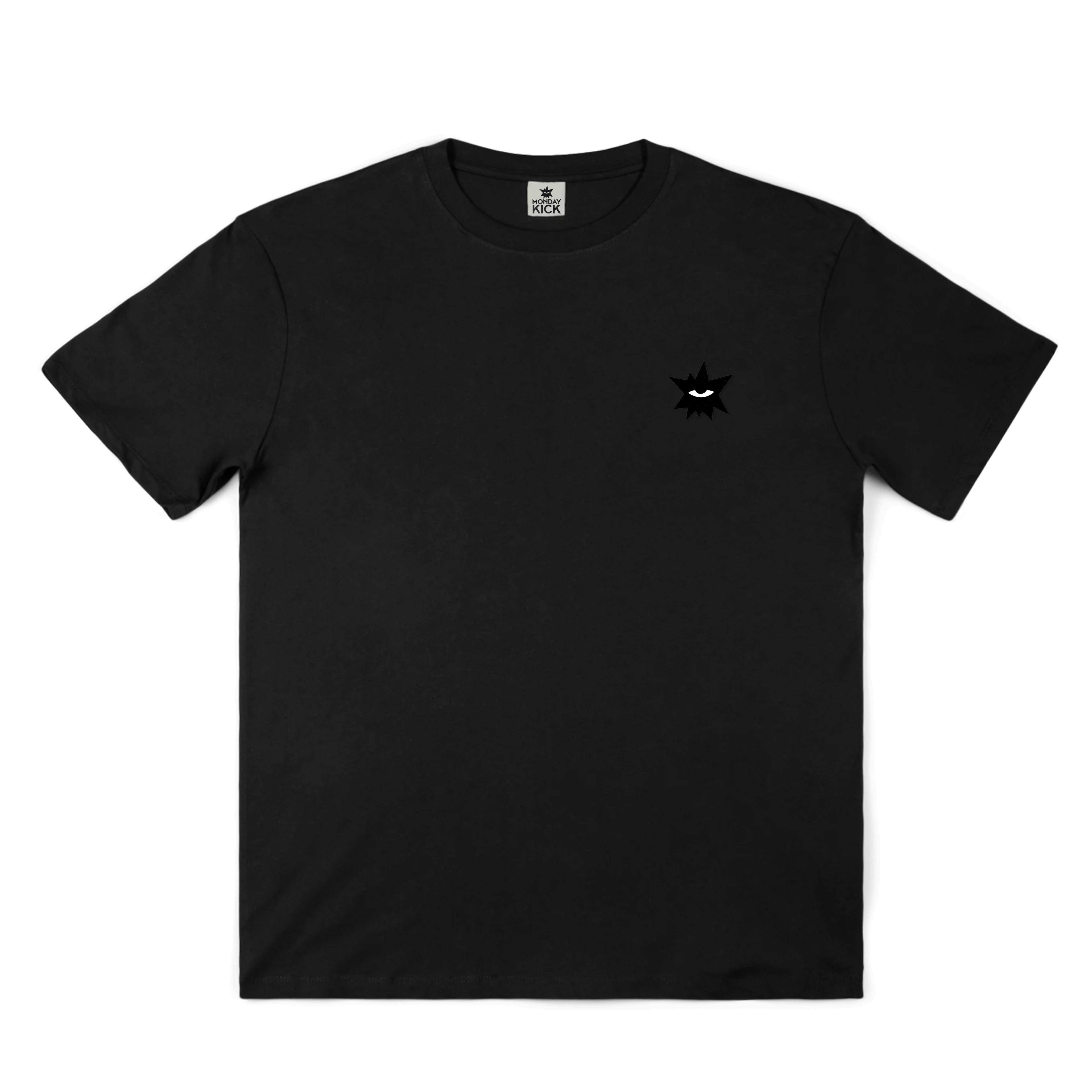 KICK BLACK - UNISEX TASARIM T-SHIRT - %100 COTTON