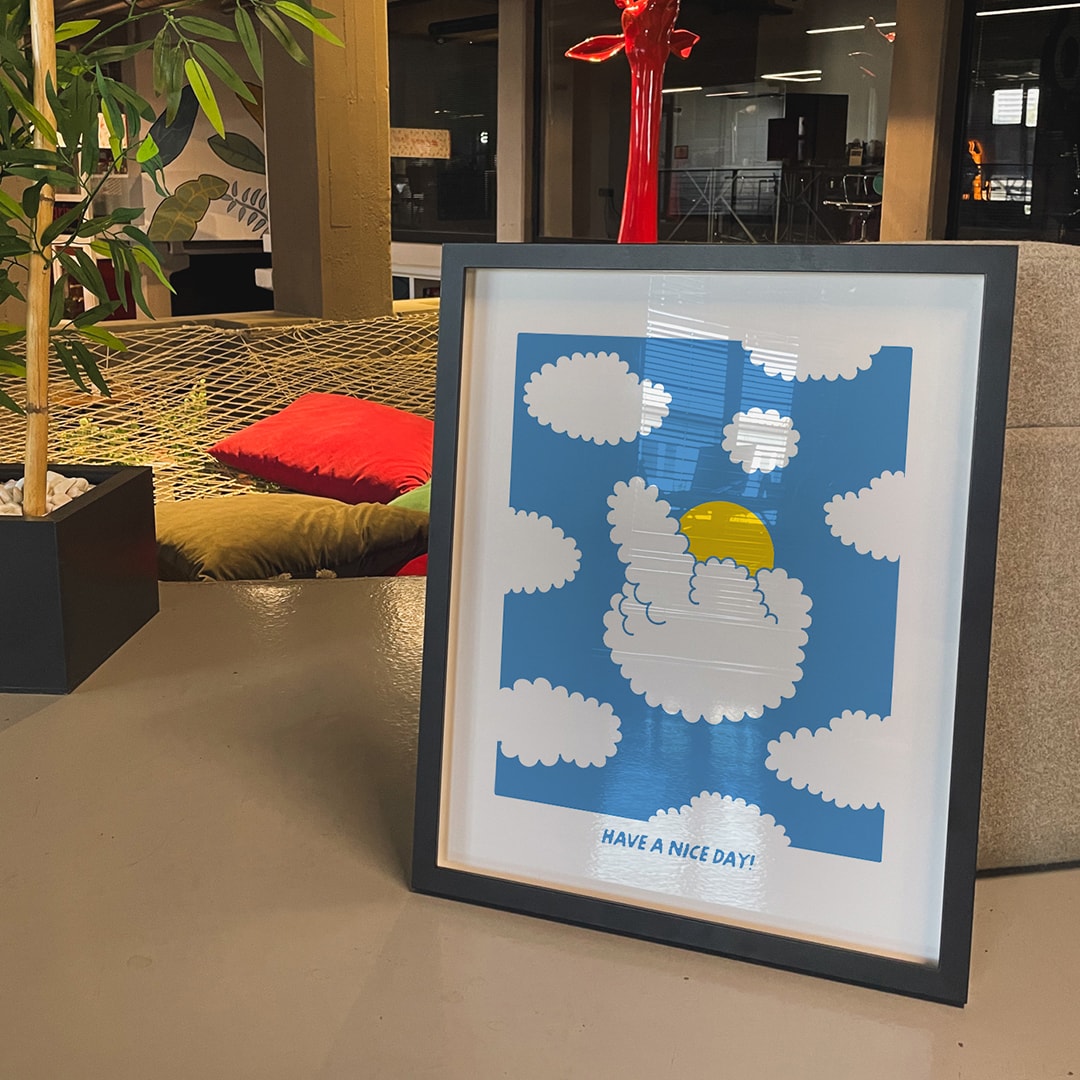 HAVE A NICE DAY POSTER - 40x50 PREMIUM PAPER