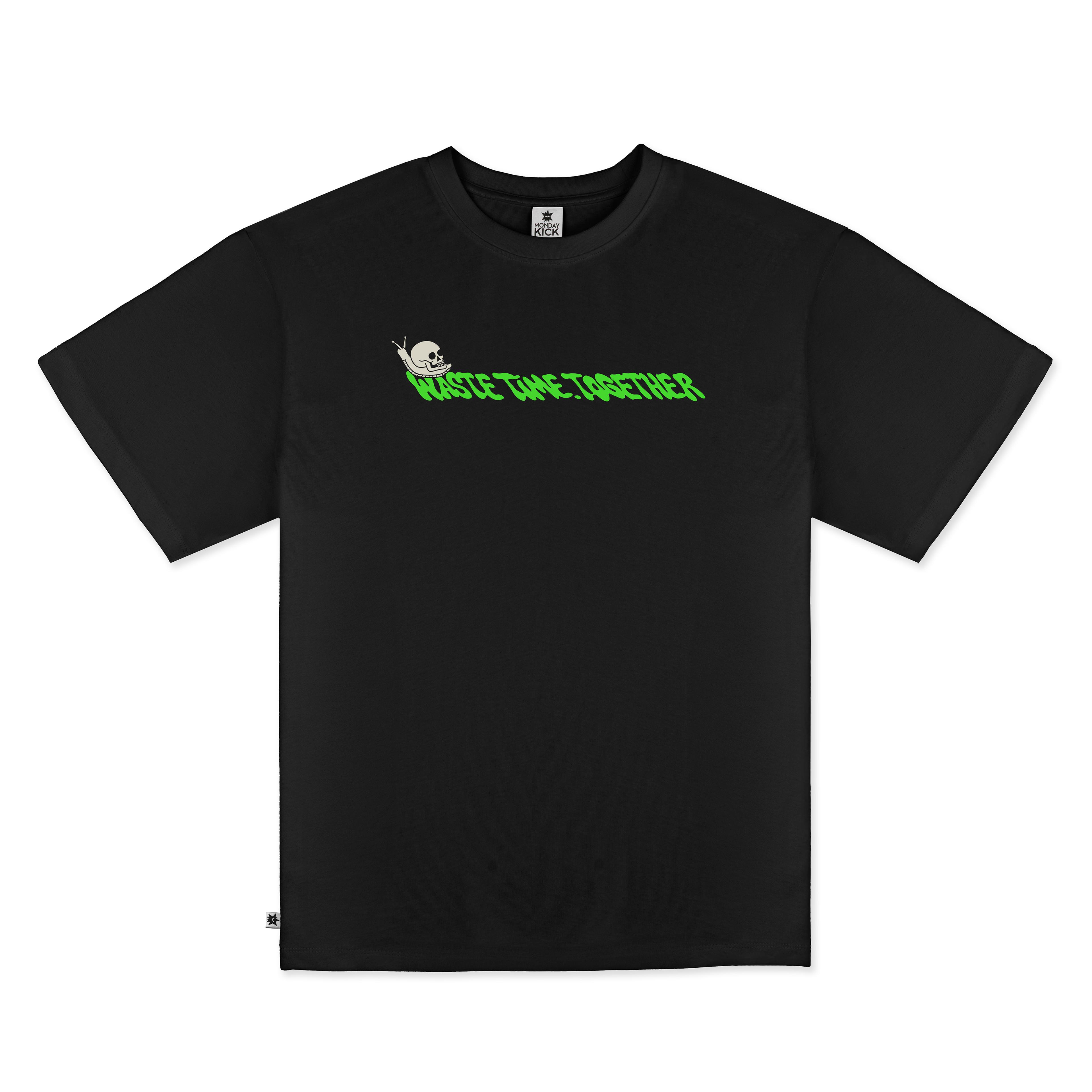 WASTE TIME TOGETHER - UNISEX TASARIM T-SHIRT - OVERSIZED