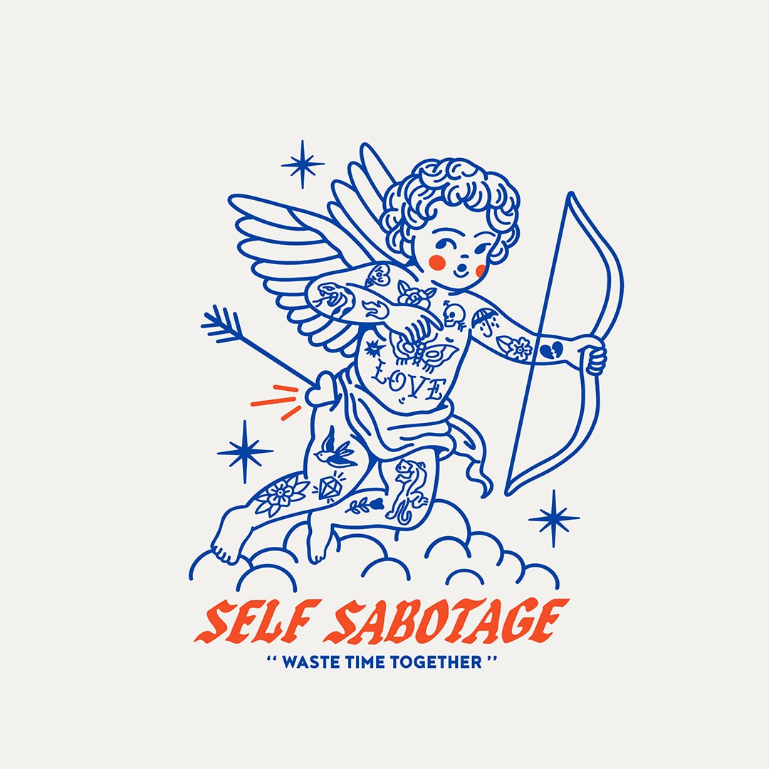 SELF SABOTAGE POSTER - 40x50 PREMIUM PAPER