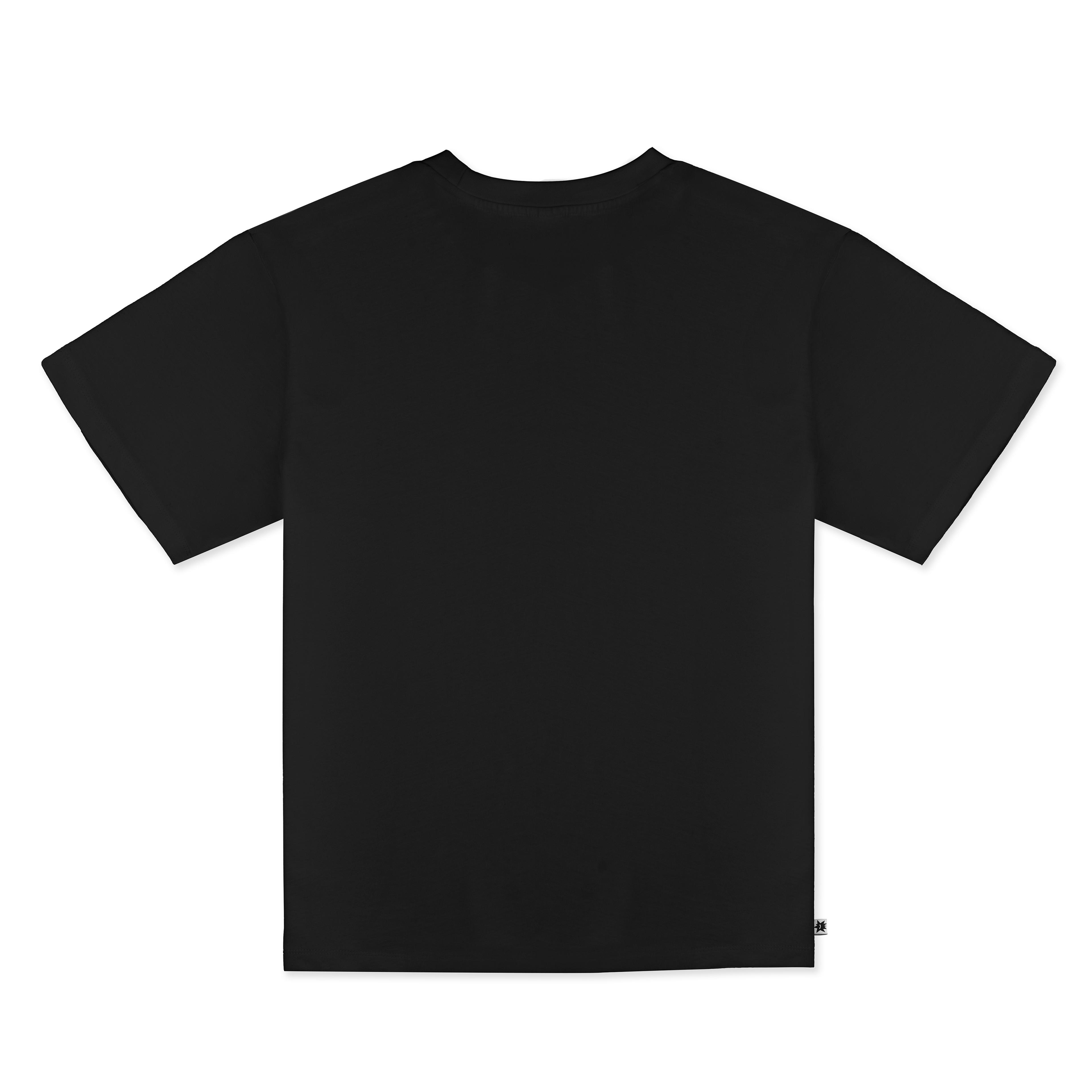 LOGO BLACK TEE - UNISEX TASARIM T-SHIRT - OVERSIZED
