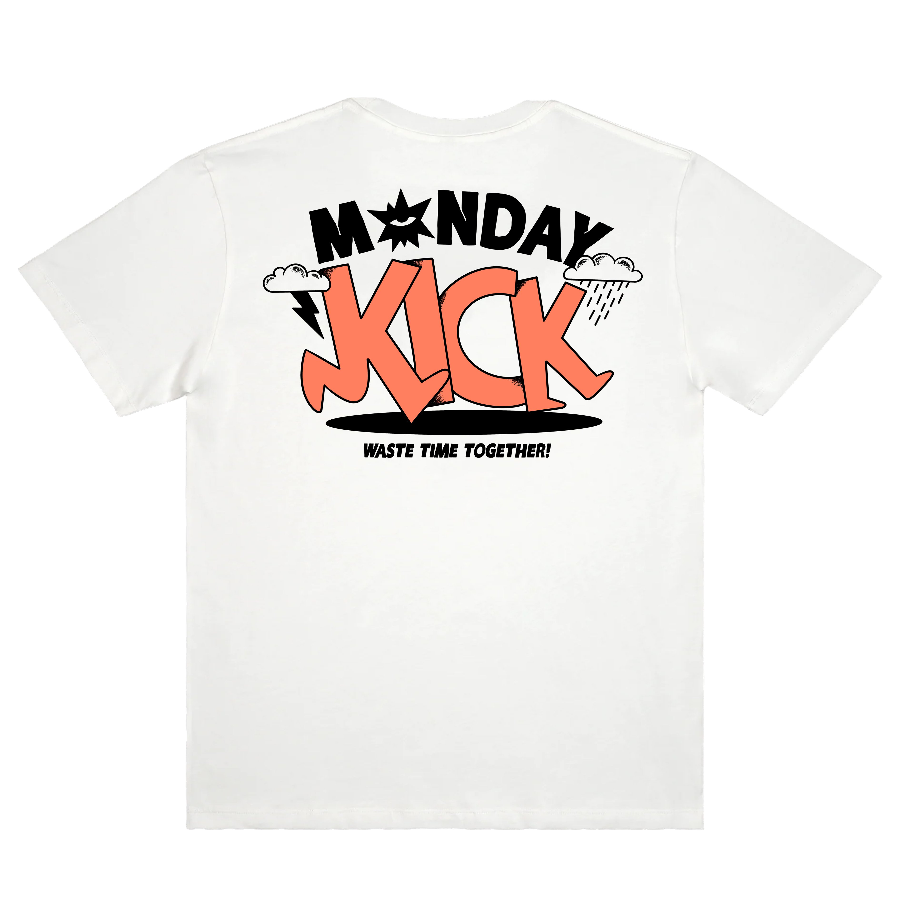 MONDAY KICK - UNISEX TASARIM T-SHIRT - %100 COTTON