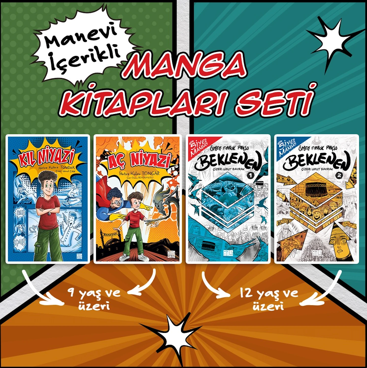Manevi İçerikli Manga Kitapları Seti