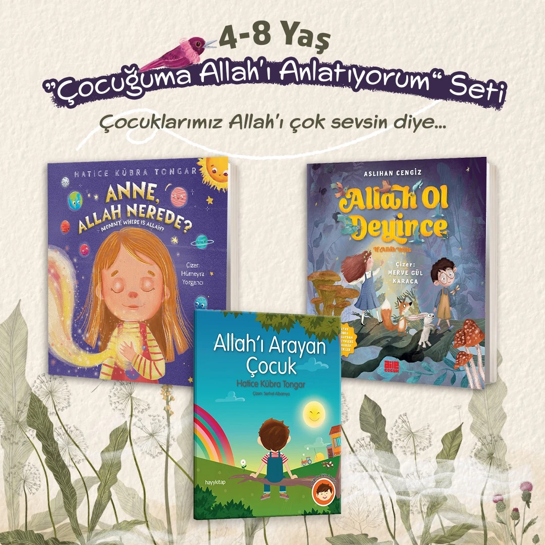 4-8 Yaş Çocuğuma Allah'ı Anlatıyorum Seti