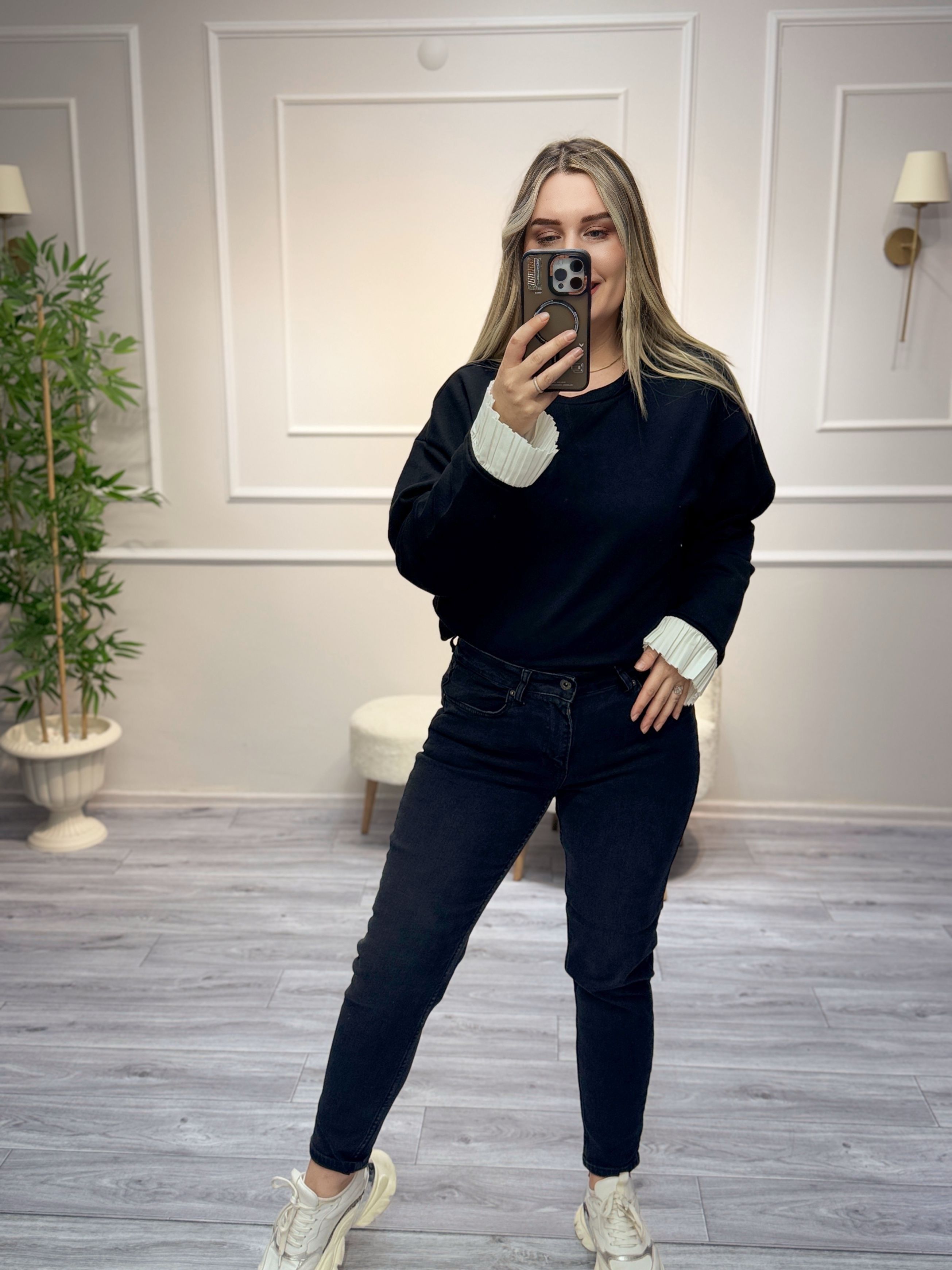 Orj. Marka Kol Detay Sweatshirt