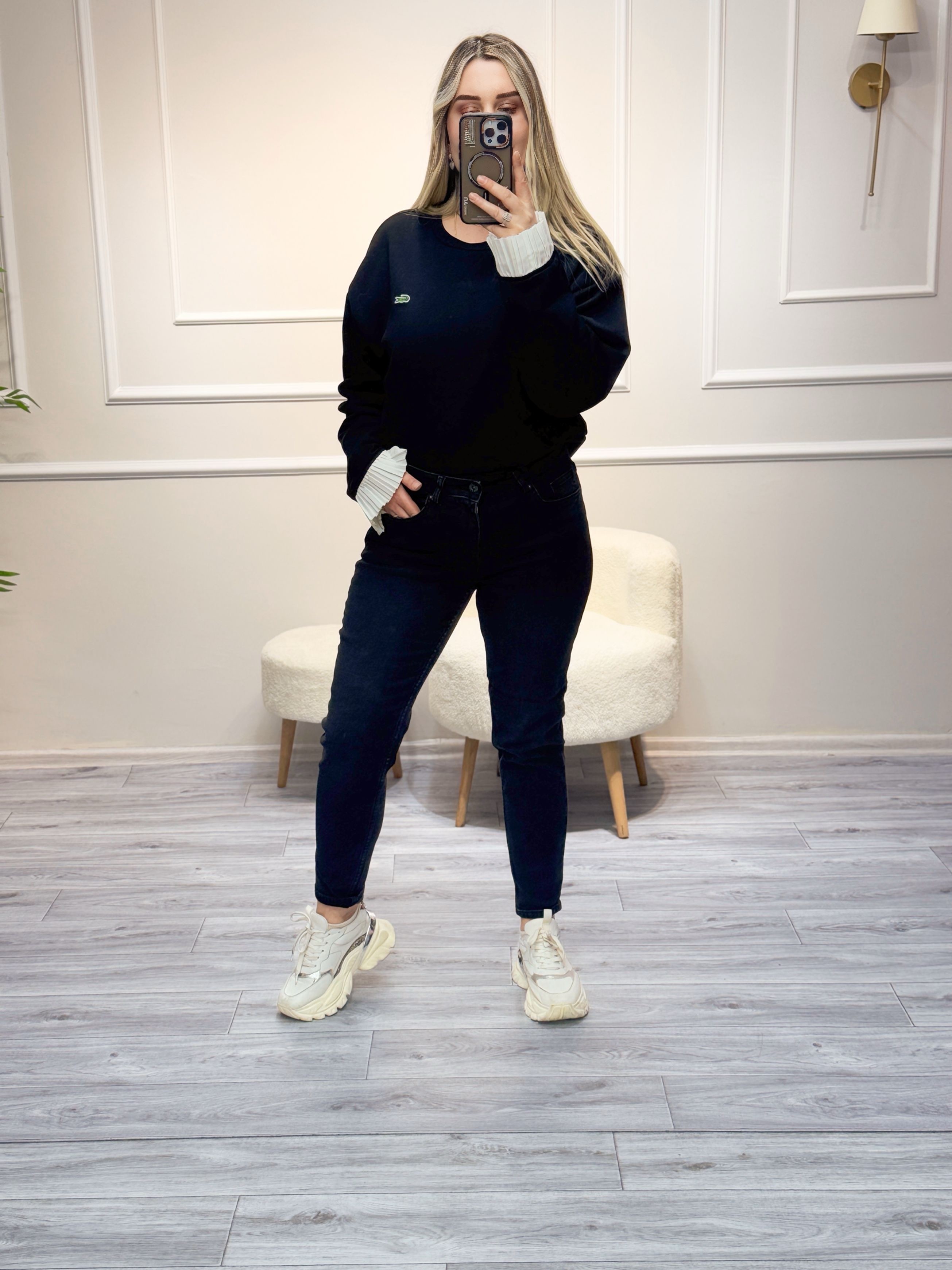 Orj. Marka Kol Detay Sweatshirt