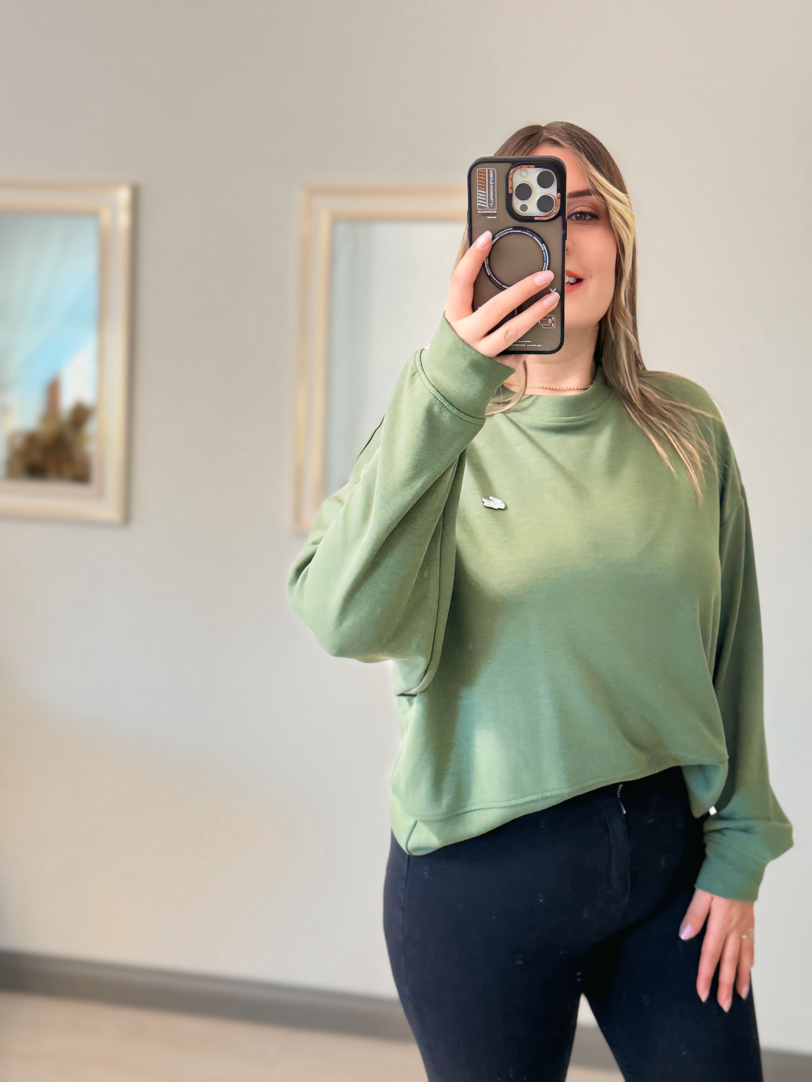 Orj. Marka Modal Kumaş Premium Kalite Sweatshirt 