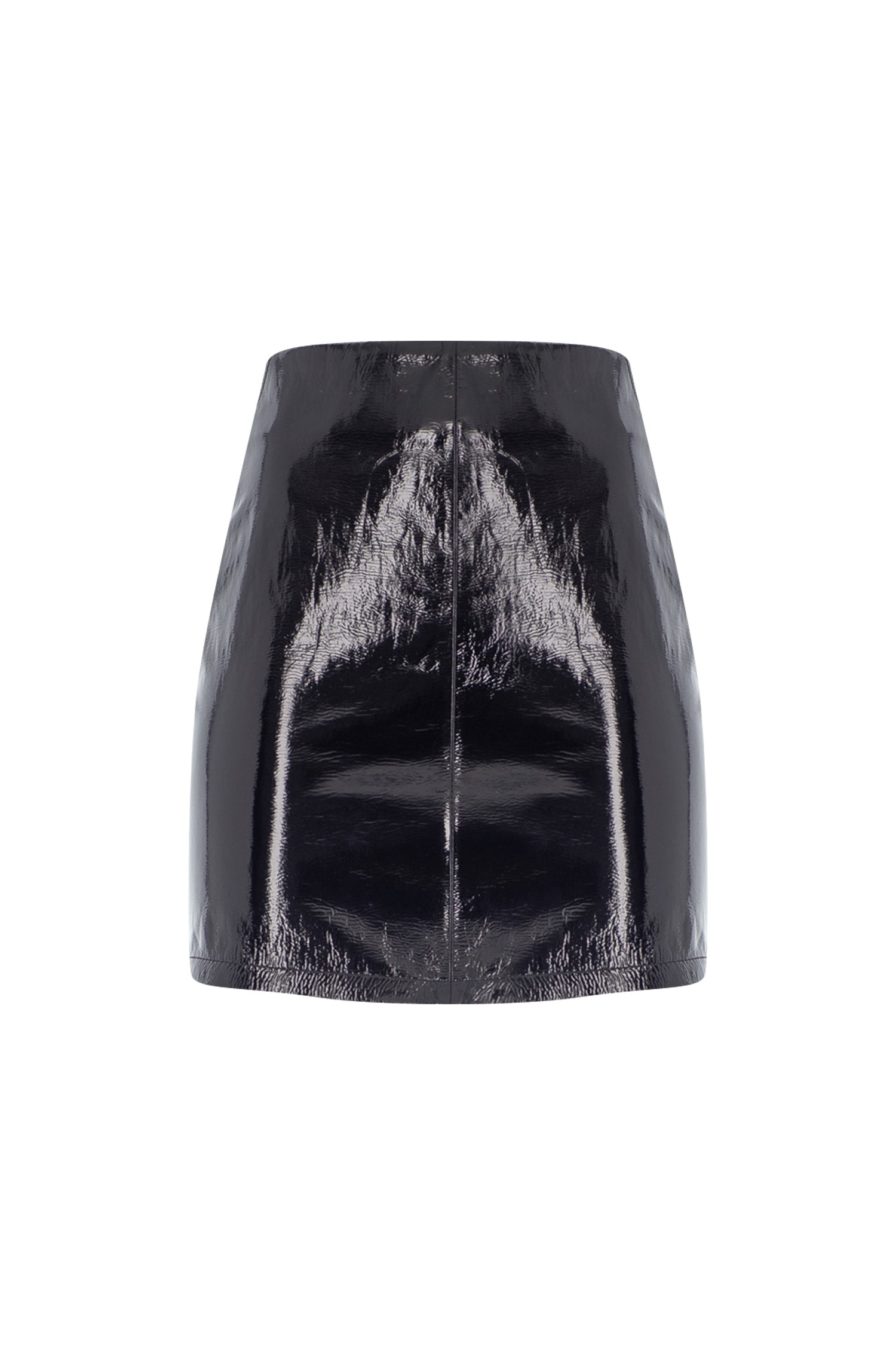 Debra Leather Skirt - Black