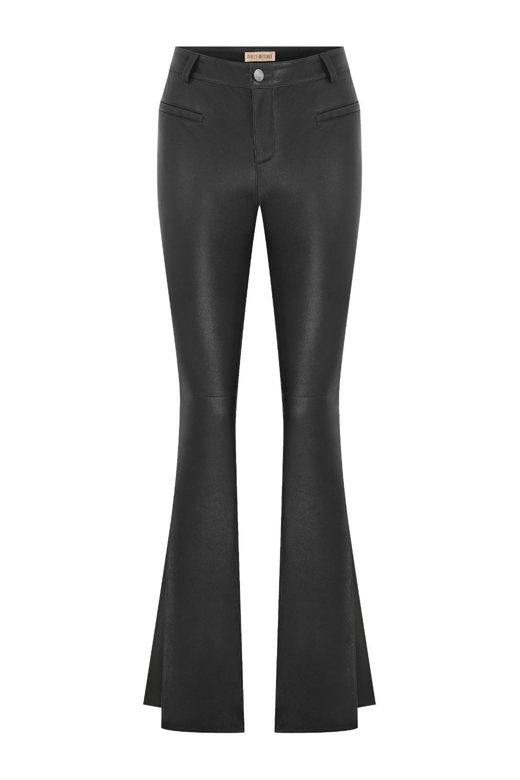 Vanessa Leather Pants - Black