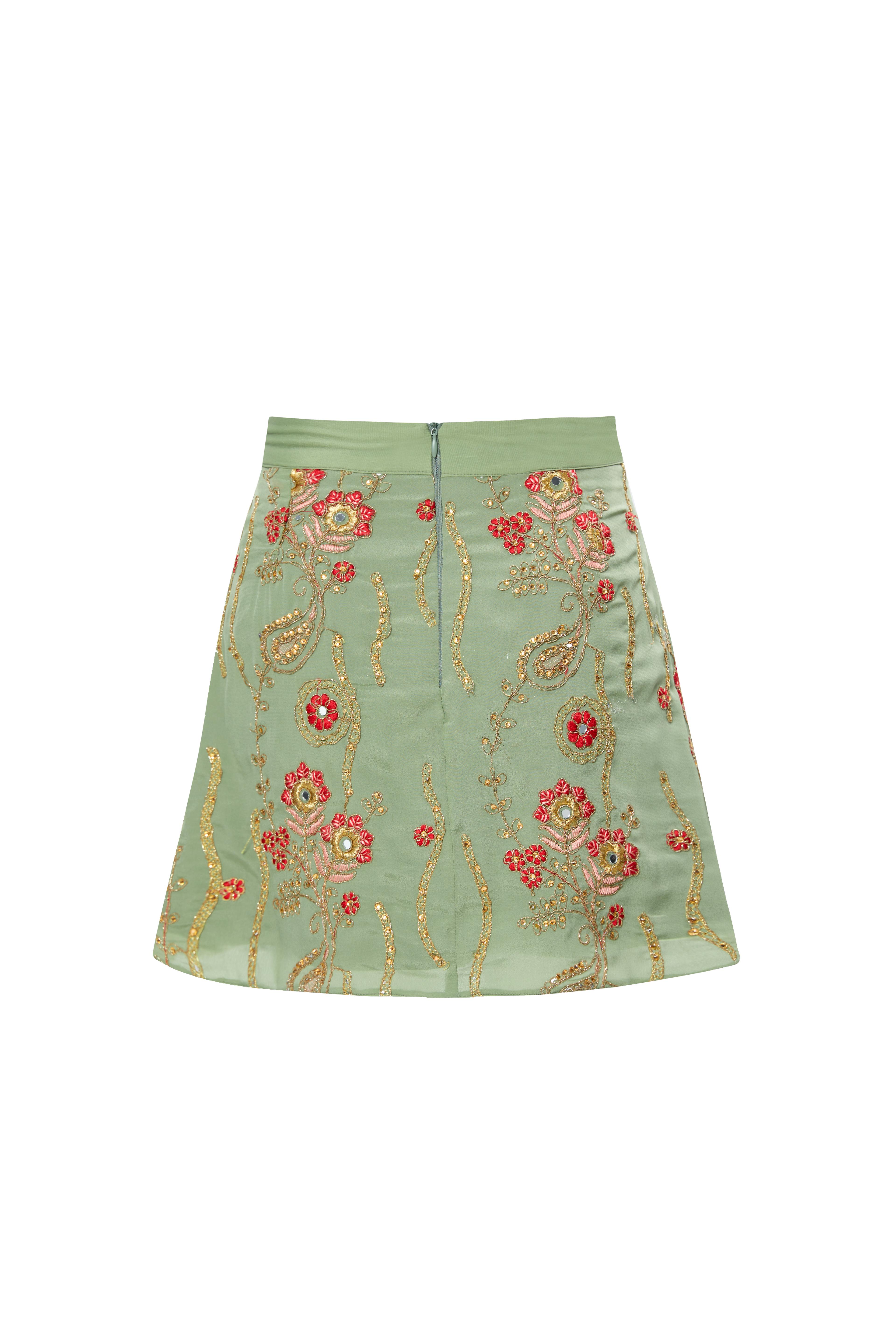 Olivia Embroidered Skirt